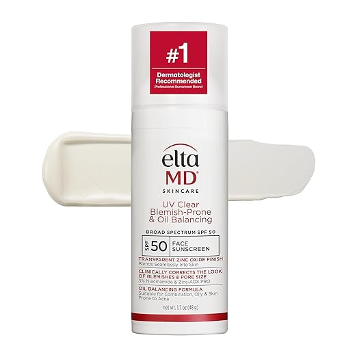 EltaMD UV Clear SPF 46 morning skincare routine sunscreen