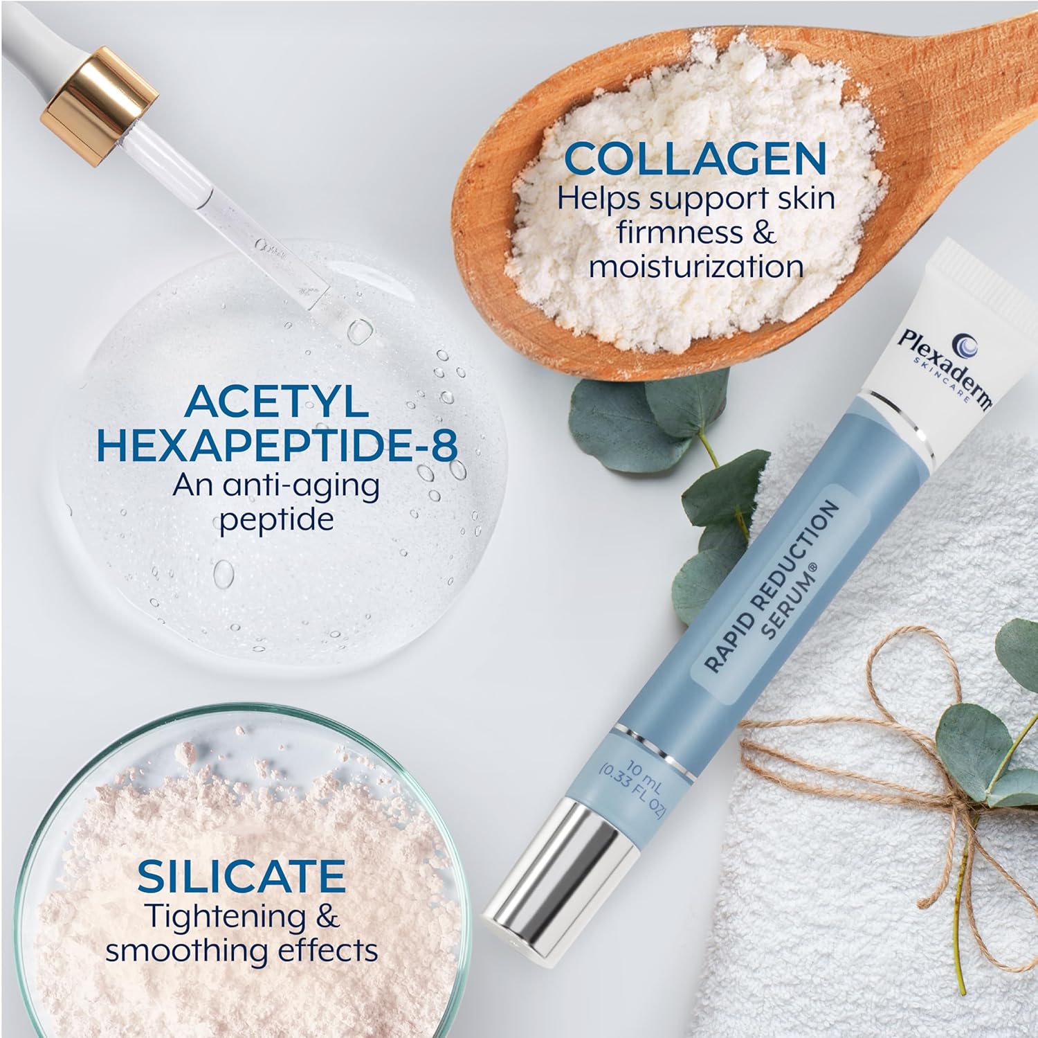 Silicate minerals shale clay – key ingredient in Plexaderm Eye Serum