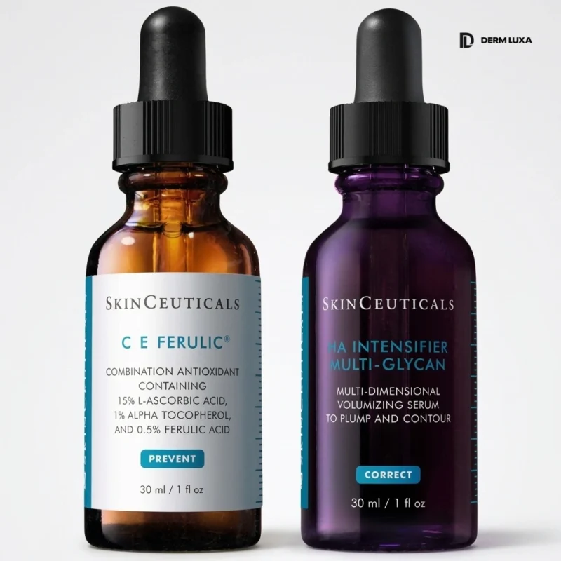 Hydrate & Glow Duo: SkinCeuticals C E Ferulic + HA Intensifier Multi-Glycan