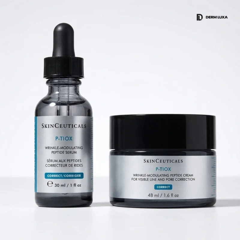 SkinCeuticals P-TIOX Peptide Duo – Anti-Wrinkle Serum + Cream Set