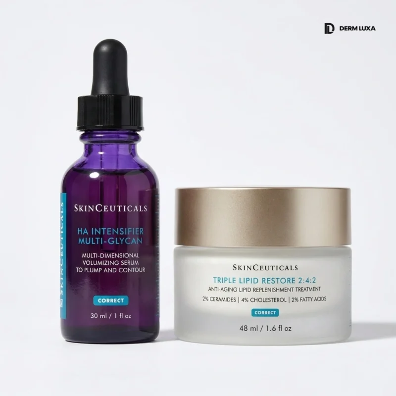 SkinCeuticals Radiant Skin Duo: Triple Lipid Restore 2:4:2 + HA Intensifier Multi-Glycan